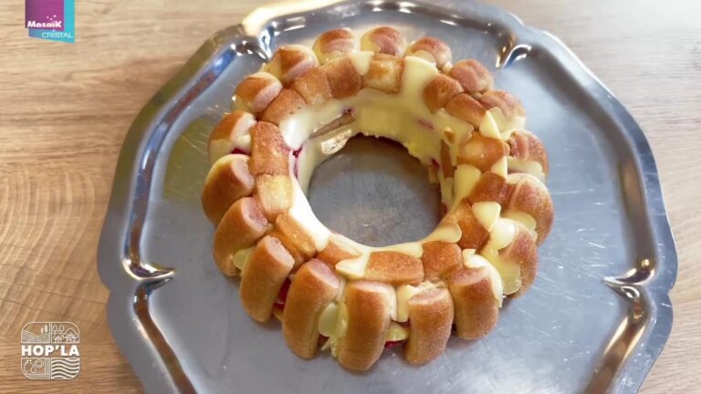 Hop'la, instant gourmand : une charlotte aux fraises
