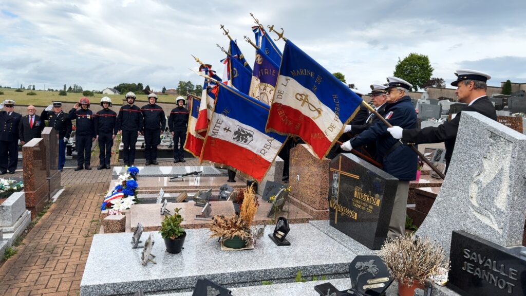 Hommage rendu au matelot breveté fusilier Armand Jung