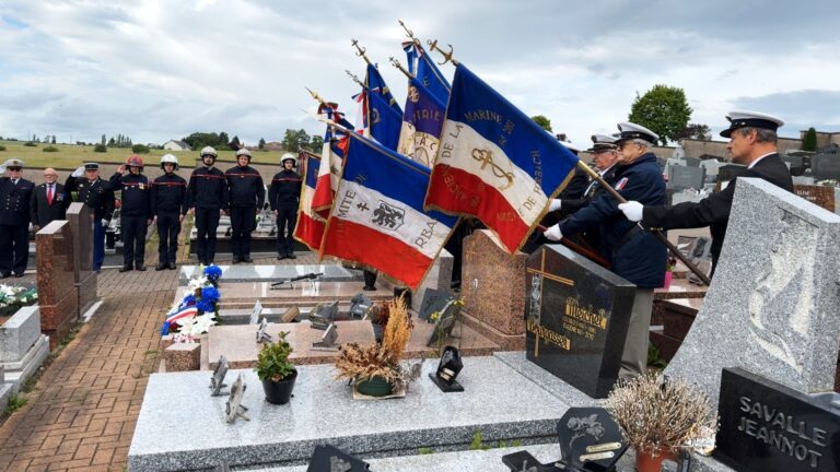 Hommage rendu au matelot breveté fusilier Armand Jung
