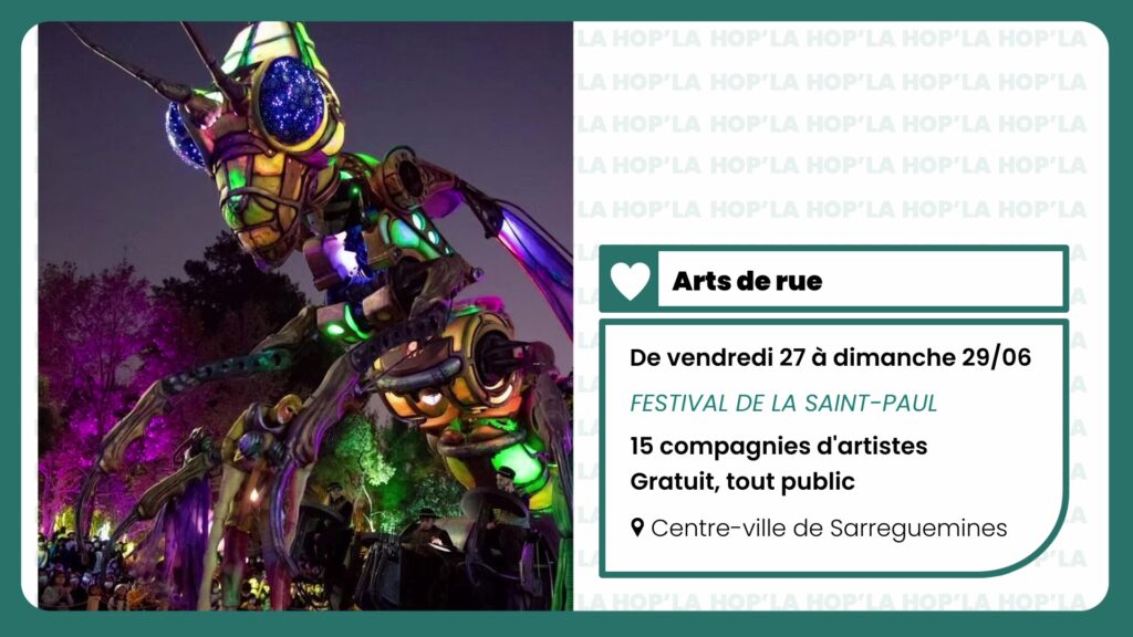 Hop'la : Les bons plans de sorties du 25 juin 2025