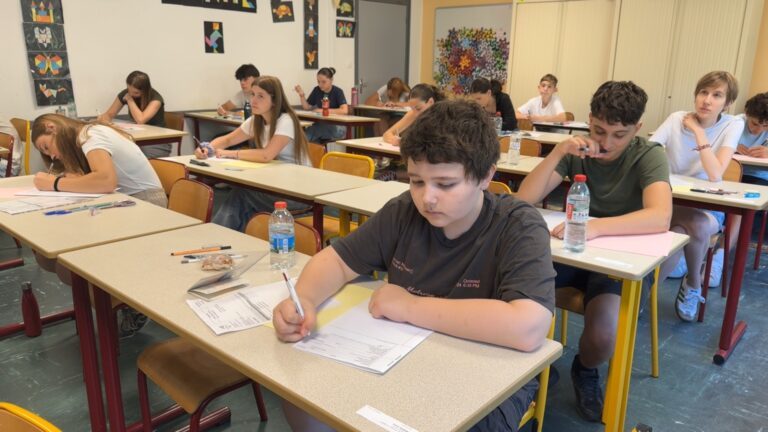 Début de l'épreuve symbolique du brevet