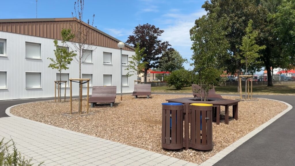 Une cour bien-être pour les élèves du collège de Lemberg