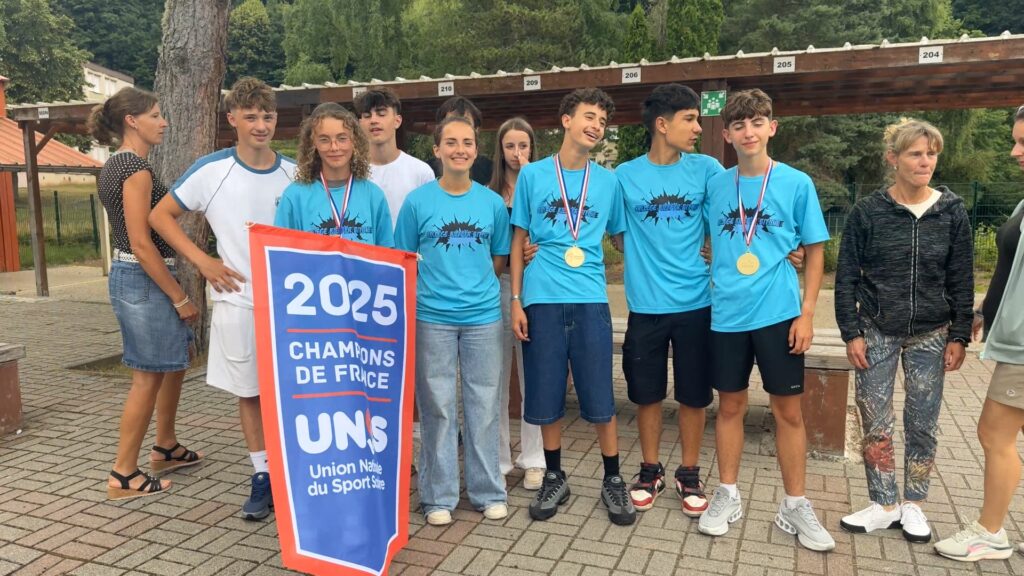 L’équipe de sport partagé sacrée championne de France de cross