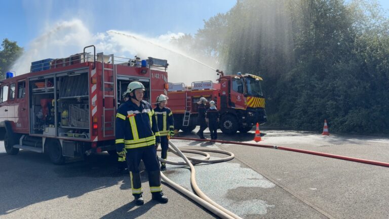 Coopération transfrontalière : exercice commun pour des sapeurs-pompiers français et allemands