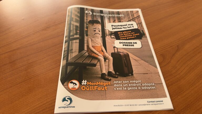 Bientôt de nouveaux cendriers installés et distribués à Sarreguemines