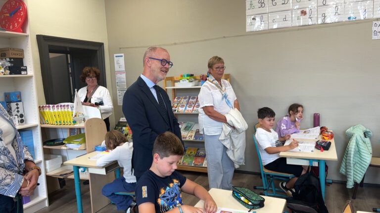 Visite de rentrée pour le maire de Sarreguemines