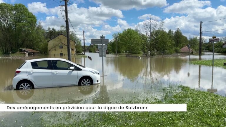 Des aménagements en prévision pour la digue de Salzbronn