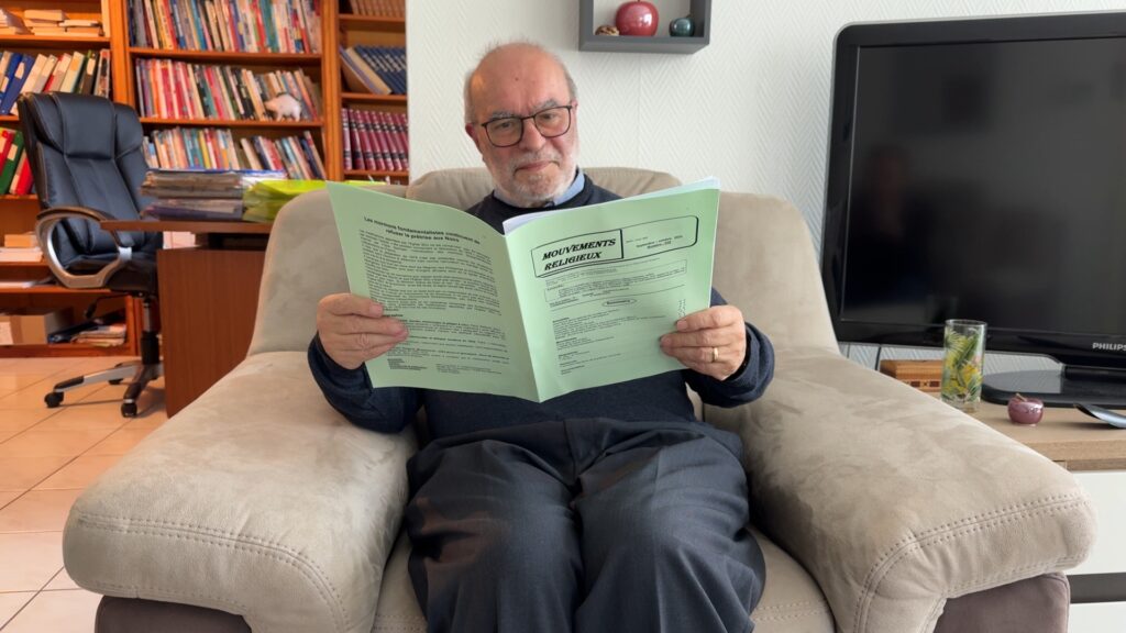 Bernard Blandre étudie les mouvements religieux depuis 50 ans !