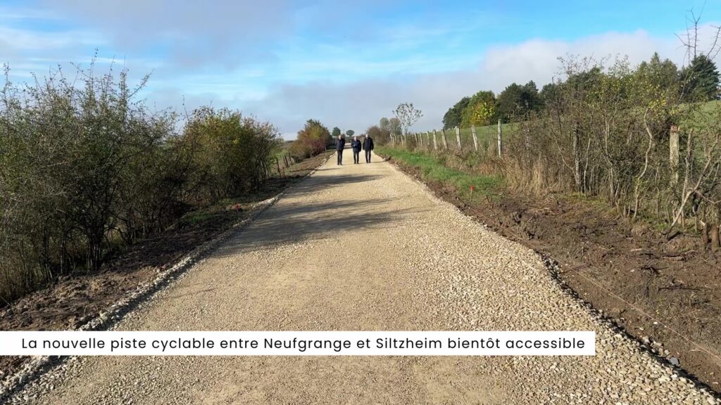 La nouvelle piste cyclable entre Neufgrange et Siltzheim bientôt accessible
