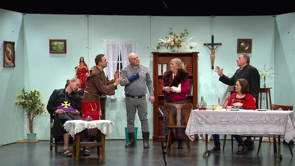 "Was isch denn blos im Pfarrhuss los ?"