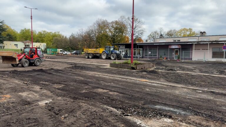 A Rouhling, le chantier de la Place du Marché a commencé