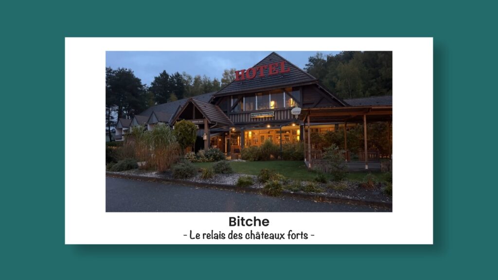 Hop'la, la carte postale : Aux pieds de la Cidatelle de Bitche, le Relais des Châteaux Forts