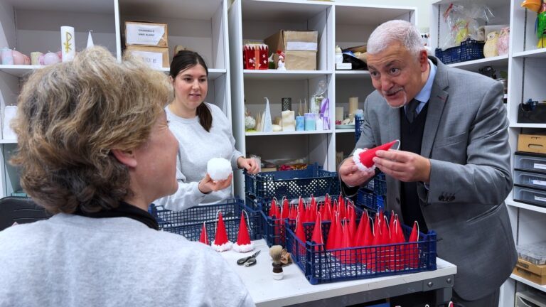L’ESAT La Ruche visité par le sous-préfet
