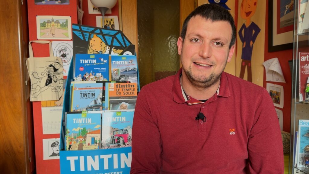 Florian Wagner voue une passion pour Tintin depuis plus de 30 ans