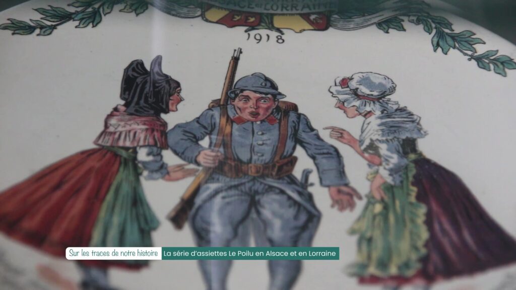 Hop'la, sur les traces de notre histoire : La série d'assiettes Le Poilu en Alsace et en Lorraine