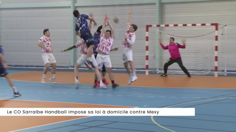 Le CO Sarralbe Handball impose sa loi à domicile contre Mexy