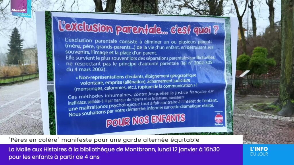 “Pères en colère” manifeste pour une garde alternée équitable