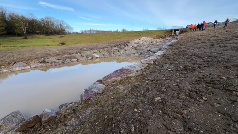 Le bassin de lutte contre les inondations de Gros-Réderching rénové