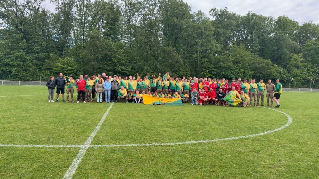 Un match de foot entre les militaires et l’AS Montbronn